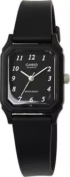 CASIO Casio Casio Стандартные дешевые часы Casio Chipkashi женские кварцевые аналоговые 3-стрелочные черные LQ-142-1B [Товар]