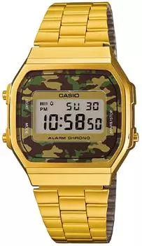 CASIO Casio часы унисекс цифровые повседневные Chipkashi дешевые Casio камуфляжный узор A168WEGC-3EF