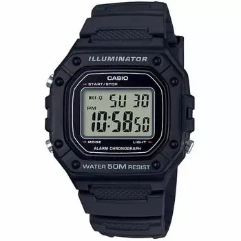 Casio Casio Collection Black Men s Watch. Year-Round W-218H-1AVEF Men s