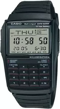 [Casio] CASIO Data Bank Digital Men s Watch DBC-32-1A Genuine BOX Overseas Model Black [Parallel Import]