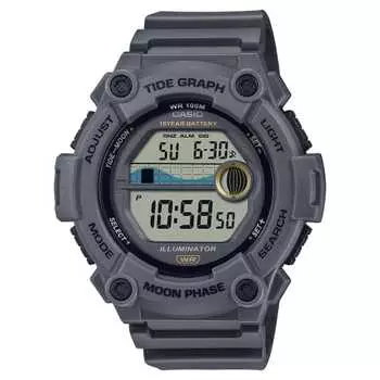 Casio CASIO Digital Men s Watch with Tide Graph & Moon Data Display Function WS-1300 Series Overseas Model (Dark Gray WS-1300H-8AV)