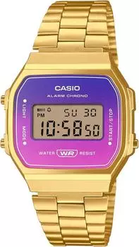[Casio] CASIO Digital Watch Vintage Series Gradient Color A168WERG-2A Men s Women s Kids Gold Overseas Model [Parallel Import]