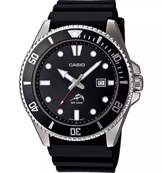 [Casio] CASIO Diver Watch MDV-106 Series Men s Overseas Model (Black x Silver MDV-106-1AV) [Item]