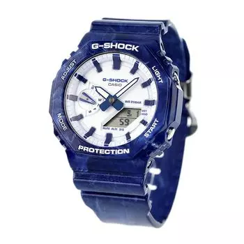 [Casio] CASIO G-SHOCK Аналоговые цифровые часы 2100 серии WEB Limited для мужчин GA-2100BWP-2A [Параллельный импорт]