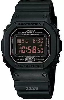 CASIO Casio/G-SHOCK DW-5600MS-1 Watch Men s MAT BLA RED EYE Matte Black Red Eye