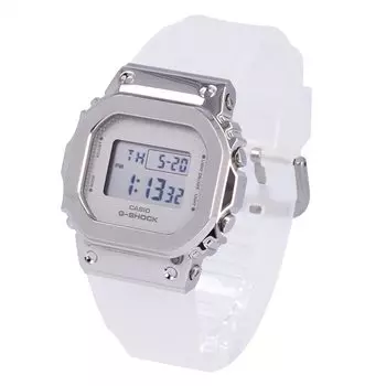 CASIO Casio G-SHOCK G-Shock часы мужские женские цифровые квадратные металлические S серии прозрачные GM-S5600SK-7 [Товар]