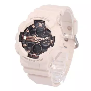CASIO Casio G-SHOCK G-Shock Часы Часы Водонепроницаемые Ana-Digi Розовый Черный GMA-S140M-4A