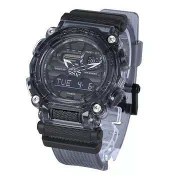 CASIO Casio G-SHOCK G-Shock часы мужские водонепроницаемые Ana-Digi прозрачный скелетон черный GA-900SKE-8A