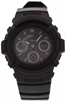 CASIO Casio G-SHOCK G-Shock часы мужские аналоговые цифровые Ana-Digi спортивные полностью черные AW-591BB-1A