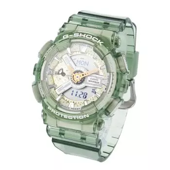 CASIO Casio G-SHOCK G-Shock G-Shock GMA SERIES Watch Ladies Green Silver Gold Skeleton GMA-S110GS-3A