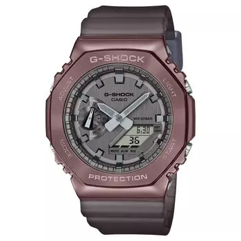 CASIO Casio G-SHOCK G-Shock MIDNIGHT FOG Watch Men s Ana-Digi Stainless Steel Skeleton Brown GM-2100MF-5A
