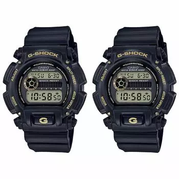 [Casio] CASIO G-Shock G-Shock Pair Watch Set of 2 Same Size Digital Gold x Black 20 ATM Water Resistant DW-9052GBX-1A9DW-9052GBX-1A9 Watch