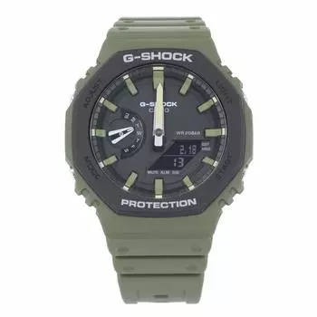 Casio Casio G-SHOCK G-Shock Utility Color Watch Мужские Ana-Digi Carbon Khaki Green GA-2110SU-3A