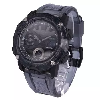 CASIO Casio G-SHOCK G-Shock Watch Men s Waterproof Ana-Digi Carbon Skeleton Clear Black GA-2000SKE-8A