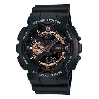[Casio] CASIO G-Shock G-Shock Waterproof Black Gold Black x Rose Gold GA-110RG-1A Watch
