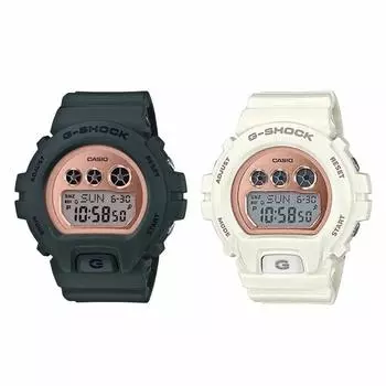 [Casio] CASIO G-SHOCK [модель Overseas] G-Shock парные часы S серии хаки белые мужские женские парные часы Tokei GMD-S6900MC-3GMD-S6900MC-7 [Товар]