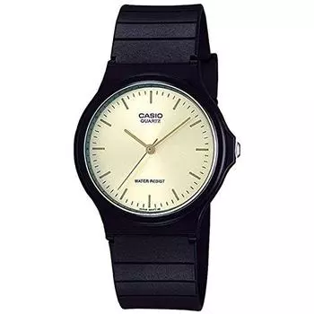 [Casio] CASIO Men s Women s Cheap Casio Standard Analog Simple Black Retro Simple Easy Waterproof MQ-24-9ELJF Watch [Parallel Import]
