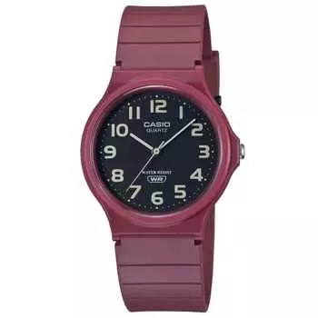 CASIO Casio MQ-24UC Ladies Standard Analog Watch Women s Work Watch Thin Light Earth Color Thin Light Watch Business Watch (Wine)