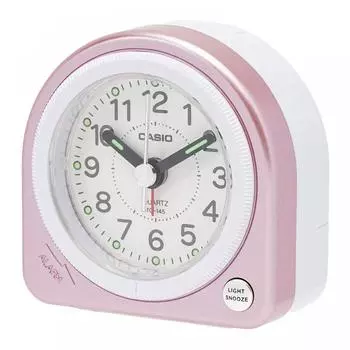 Casio Casio Настольные часы кварцевые часы розовые Tq 145 4bjf