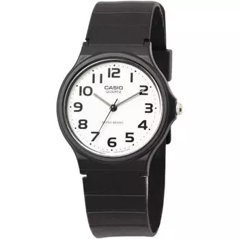 Casio CASIO quartz watch MQ-24-7B2L white x black