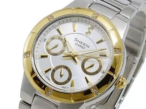Casio CASIO SHEEN quartz ladies watch SHE-3800SG-7A