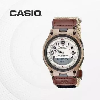Casio CASIO Soldier Военная Униформа Винтажные уличные мужские аналоговые электронные наручные часы AW-80V-5B