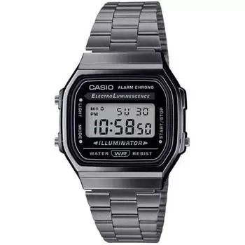CASIO Casio Standard A168WGG-1A Watch Men s Women s Kids Children Boys Girls Cheap Casio Chipkashi Digital Date Black Overseas Model