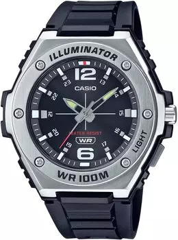 [Casio] CASIO Standard Analog Quartz Watch with LED Light MWA-100H-1AV Men s Black