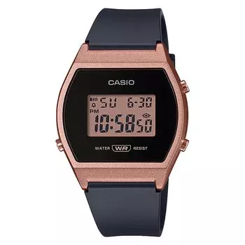 [Casio] CASIO Standard Digital Ladies Girls Watch LW-204-1A No Presentation Box Black x Rose Gold Overseas Model [Item]