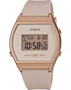 [Casio] CASIO Standard Digital Ladies Watch LW-204-4A Pink Beige x Rose Gold Overseas Model [Parallel Import]