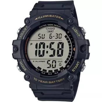 [Casio] CASIO Standard Digital Watch AE-1500WHX-1AV Long Strap Men s Cheap Casio Chipkashi Black Overseas Model [Parallel Import]