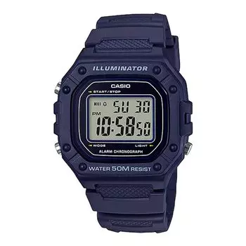 [Casio] CASIO Standard Digital Watch W-218H-2AV Men s Women s Cheap Casio Chipkashi Navy Overseas Model [Parallel Import]
