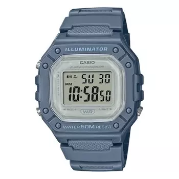 [Casio] CASIO Standard Digital Watch W-218HC-2AV Men s Women s Cheap Casio Chipkashi Blue Gray Overseas Model [Item]