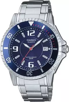 [Casio] CASIO Standard Men s Watch Quartz 20 ATM Water Resistant MTD-1053D-2AV Blue