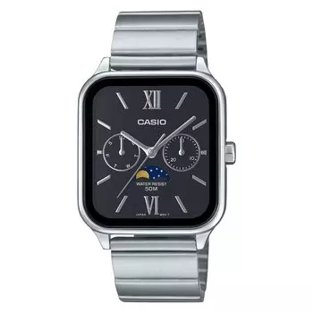 [Casio] CASIO Standard Moon Phase Analog Men s Watch MTP-M305D-1A2V Metal Band Black