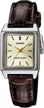 [Casio] CASIO Standard Quartz Ladies Watch LTP-V007L-9E Champagne Gold Brown Overseas Model [Item]