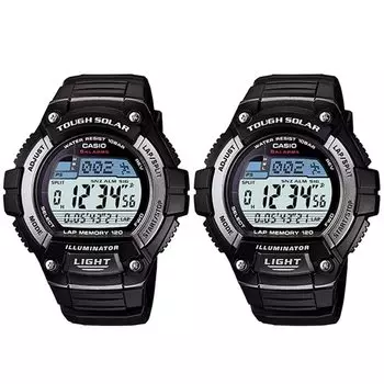 [Casio] CASIO Standard Tough Solar Pair Watch Men s Women s Waterproof Interval Timer Sports Running W-S220-1AJFW-S220-1AJF Watch