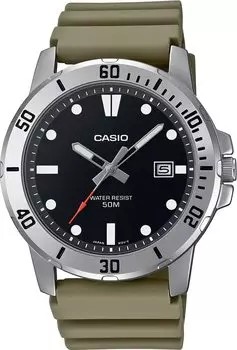 [Casio] CASIO Стандартные аналоговые кварцевые мужские часы MTP-VD01-3EV Военная оливковая модель Overseas [Параллельный импорт]