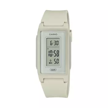CASIO Casio Стандартные цифровые простые часы женские детские женские детские цифровые часы простые в эксплуатации LF-10WH (бежевый) [Элемент]