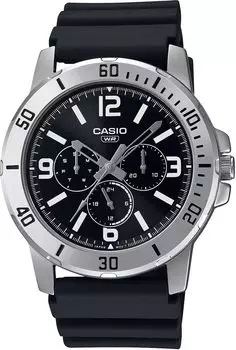 [Casio] CASIO Стандартные кварцевые мужские часы MTP-VD300-1B Многоосевой 24-часовой дисплей Военная черная модель Overseas [Параллельный импорт]