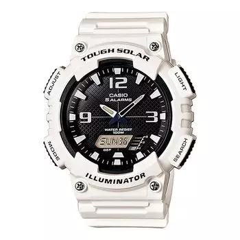 [Casio] CASIO Tough Solar Ana-Digi Quartz Watch AQ-S810 Series Men s (Gloss White AQ-S810WC-7AV)