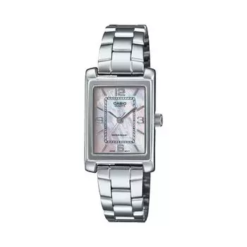 CASIO Casio Women s Standard Analog LTP-1234DS Pearl Dial Japanese Movement Watch Simple Bracelet Thin Lightweight Business Work Ladies (Pink)