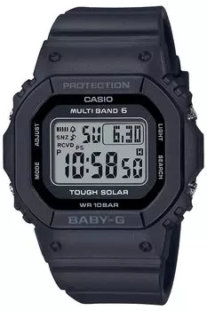 [Casio] Часы Baby Gee [] Радиочасы на солнечной батарее BGD-5650-1JF женские черные чёрный