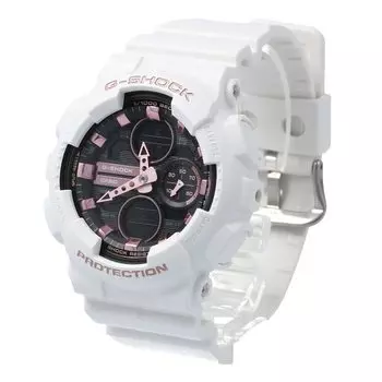 CASIO Часы Casio Часы Водонепроницаемые Розовые Черные Белые G-SHOCK G-Shock Ana-Digi GMA-S140M-7A [Товар]