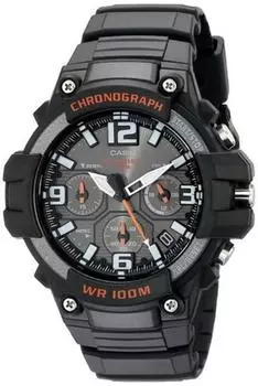 [Casio] Часы CASIO Chronograph MCW-100H-1AV черные мужские