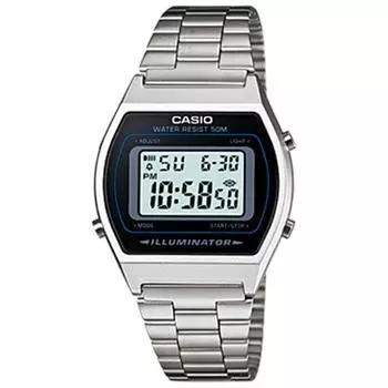 Casio Часы Casio Цифровые Стандартные B640wd 1a Серебристо-Черные Параллельные Импортные [Часы] [Часы]