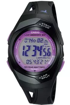 Casio Часы Casio Collection Sports Wrap Split Совместимый секундомер STR-300J-1CJH Мужские черные