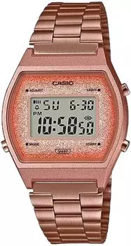 Casio Часы CASIO Digital Watch Vintage Series B640WCG-5 Unisex Rose Gold Glitter Face Overseas Model [Параллельный импорт]