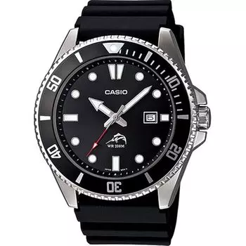 [Casio] Часы CASIO для дайвинга, серия MDV-106, мужская модель для заграничных продаж (Черный x Серебряный MDV-106-1AV) [продукт]