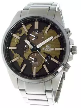 Casio Часы CASIO EDIFICE Chronograph World Time Dual Time Quartz ETD300D5AV Brown Mens